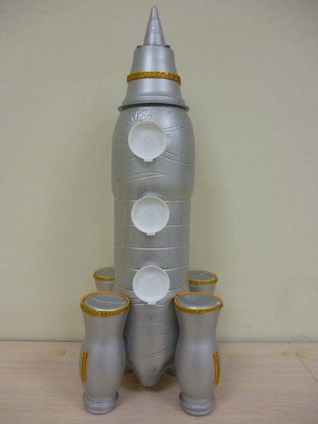 ракета из пластиковой бутылки своими руками 2