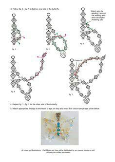 плетение бисером бабочки для начинающих схемы с описанием и фото 6