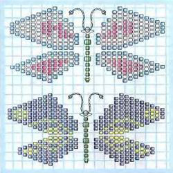 плетение бисером бабочки для начинающих схемы с описанием 10