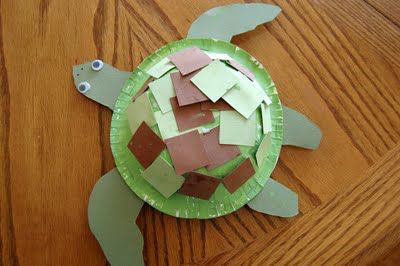 черепаха поделка для детей из подручных материалов фото пошагово 2