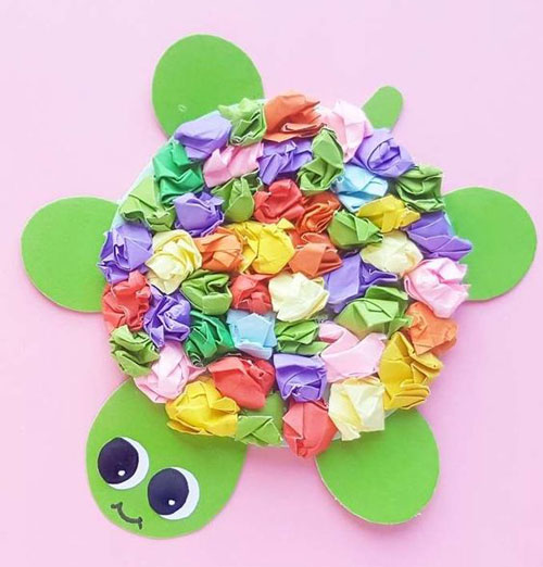 черепаха поделка из подручных материалов для детей 10