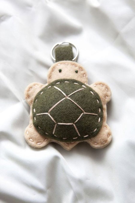 черепаха поделка для детей из фетра 5