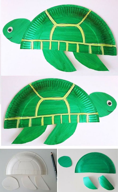 черепаха поделка из подручных материалов 8