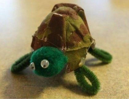 черепаха поделка для детей из подручных материалов 8