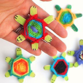 черепаха поделка для детей из подручных материалов