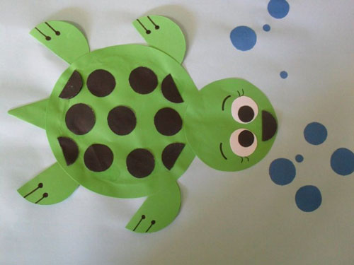Черепаха поделка для детей