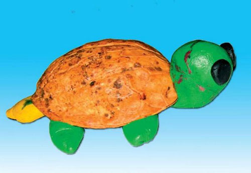 черепаха поделка для детей из пластилина 3