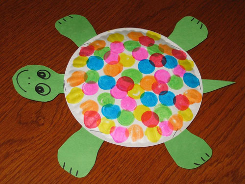 Черепаха поделка для детей 2