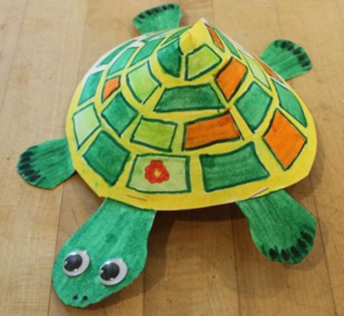 Черепаха поделка для детей 8