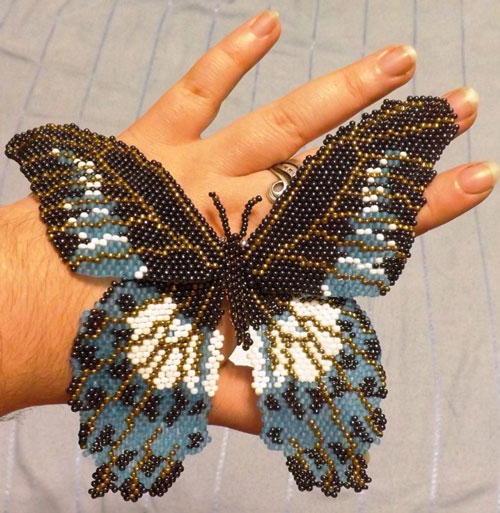 Плетение бисером бабочек для начинающих 1