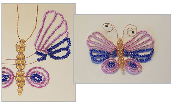 Плетение бисером бабочек для начинающих 9