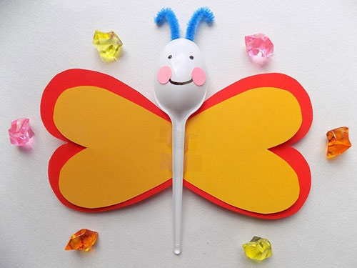 поделки из бумаги и картона бабочка для детей 5