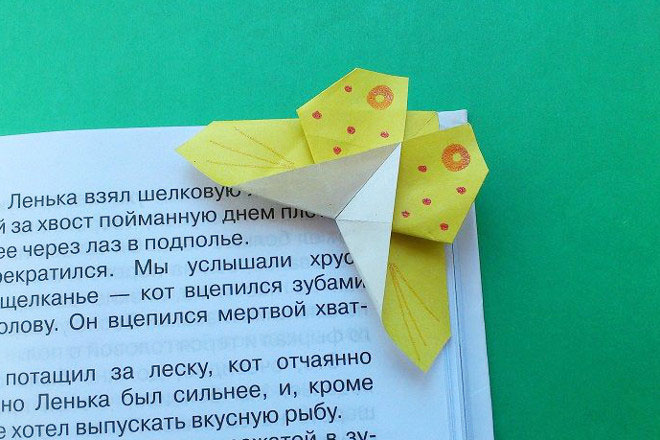 бабочка поделка из бумаги объемная 4