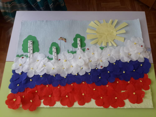 поделка на день России для детей