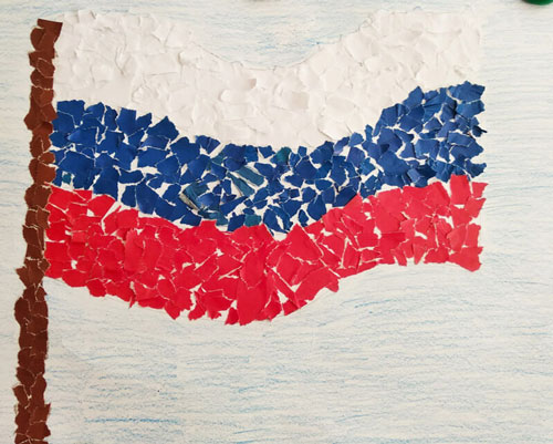 поделки ко Дню России в детском саду