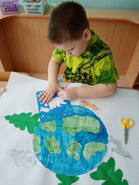 поделки на День Земли для дошкольников