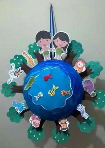 поделка в садик на тему День Земли для детей 2