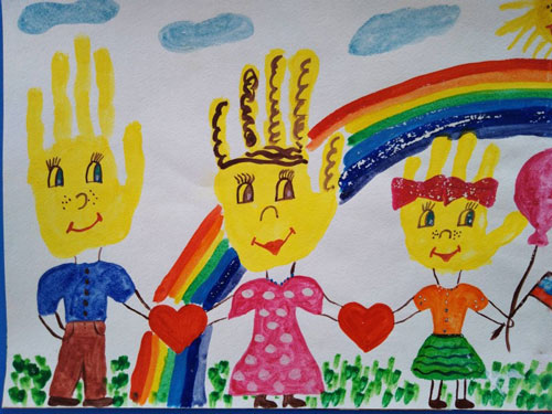 детские рисунки на тему день защиты детей