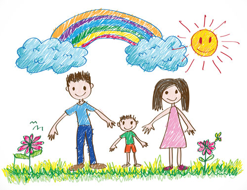 рисунки ко дню защиты детей 1 июня для срисовки 2