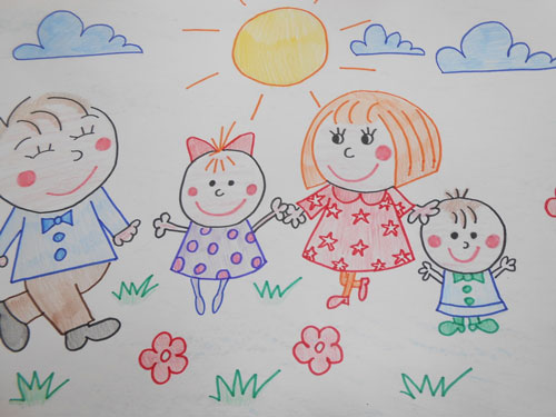 Рисунки ко Дню защиты детей 5