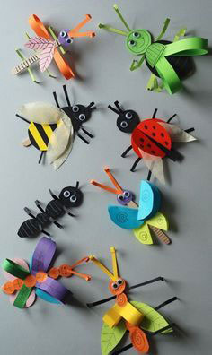 поделка насекомое для детского сада из природного материала 9