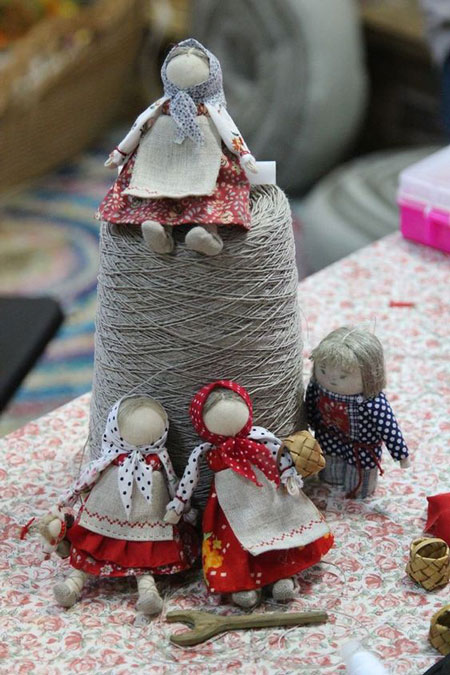 простые народные куклы из ткани своими руками 3