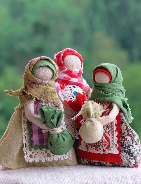 простые народные куклы из ткани своими руками
