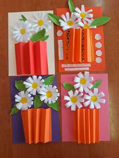 легкие поделки из цветной бумаги в детский сад 4
