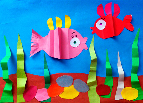 поделки в детский сад из цветной бумаги фото 6