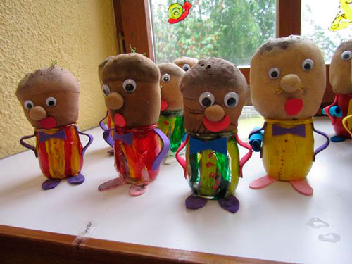 поделки из картошки в детский сад своими руками фото 8