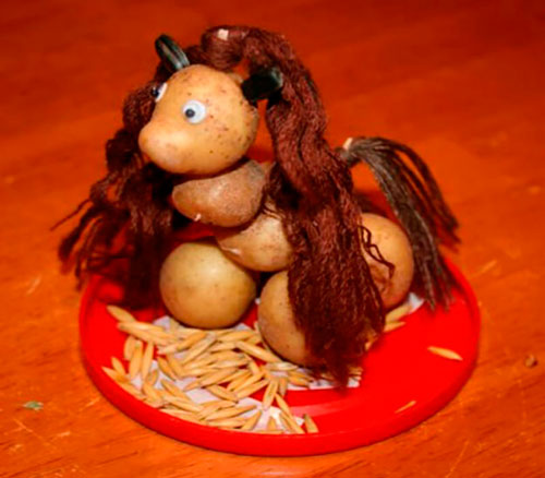 поделки из картошки в детский сад фото 7