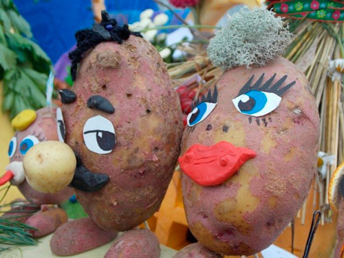 поделки из картошки в детский сад фото 2