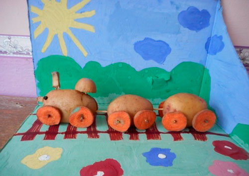 поделки из картошки в детский сад на тему осень своими руками 10