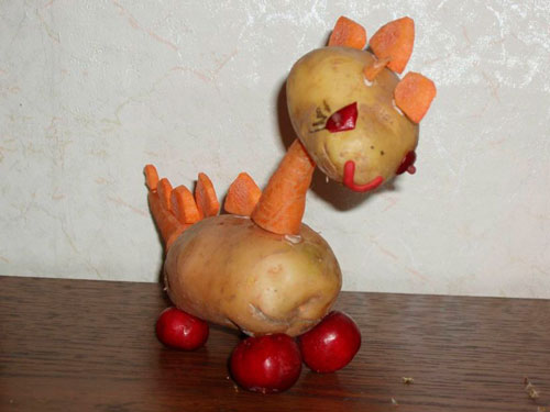 поделки из картошки в детский сад на тему осень 5