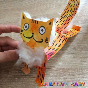 как сделать кота из бумаги своими руками легко и быстро детям 7