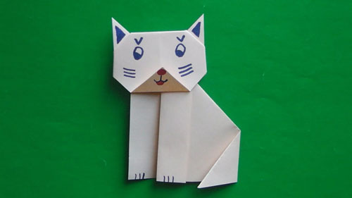 как сделать кота из бумаги своими руками для начинающих 7