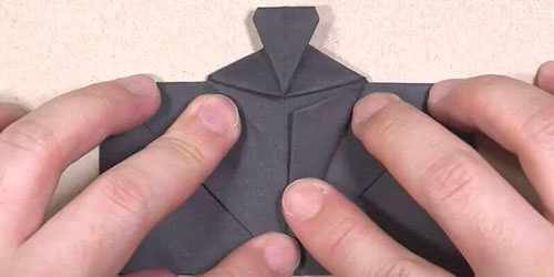 летучая мышь из бумаги своими руками оригами для детей 7