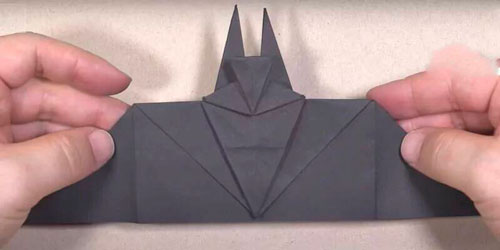 летучая мышь из бумаги своими руками оригами для детей 9