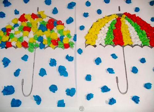 осенняя поделка зонтик из природных материалов своими руками 12