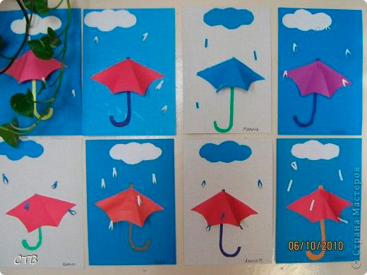 осенняя поделка зонтик из природных материалов своими руками 10