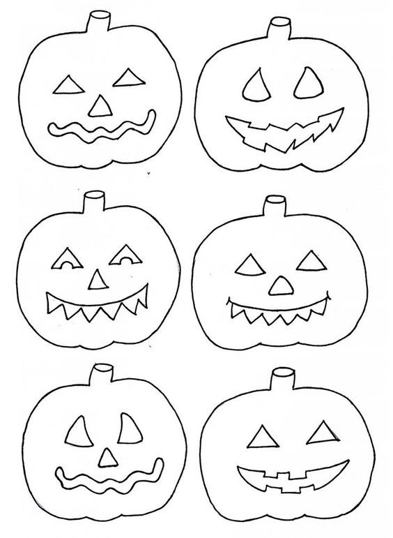 рисунки для срисовки тема хэллоуин 3