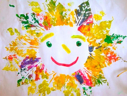 рисунок на тему осень в детский сад ребенку 4 года своими руками 11