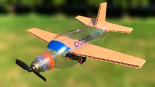 Самолетик бумажный с мотором PowerUp 2.0