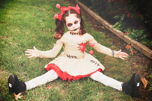 костюм на Хэллоуин своими руками для девочек 5