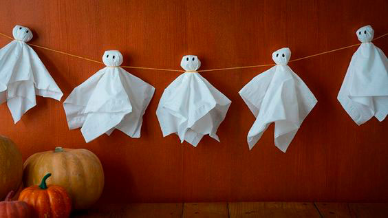 простые поделки на Хэллоуин для детей