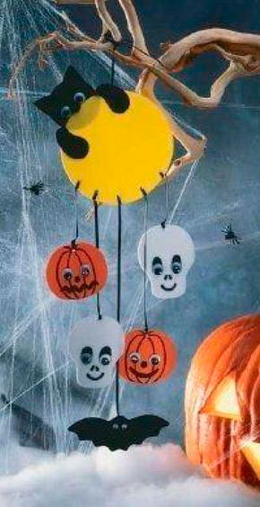 простые поделки на хэллоуин для детей в школу 5