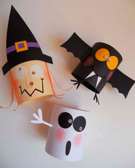 простые поделки на Хэллоуин для детей 4