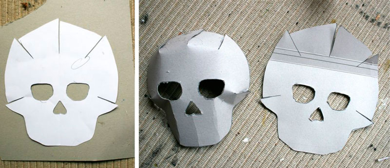 поделки на хэллоуин своими руками маски из ткани 4