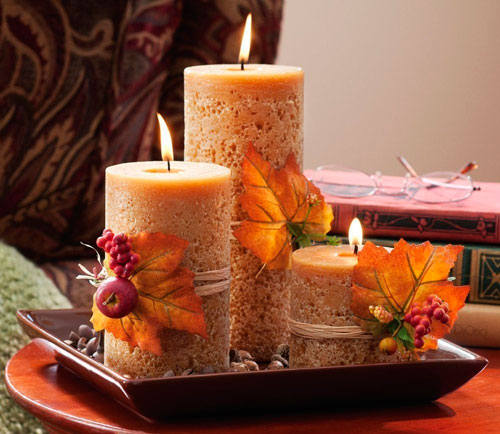 декоративные свечи своими руками из подручных материалов 1