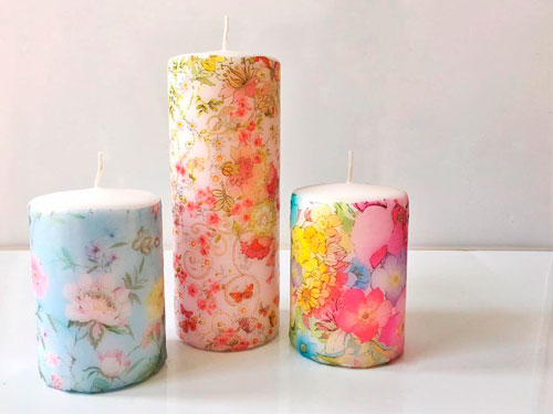 декоративные свечи своими руками из подручных материалов 4